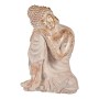 Figure décorative de jardin Ibergarden CC20445 Blanc Doré Polyrésine 35,5 x 54,5 x 42 cm Buda: Plus de 300.000 produits de grand