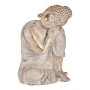 Figure décorative de jardin Ibergarden CC20446 Blanc Doré Polyrésine 28,5 x 43,5 x 37 cm Buda: Plus de 300.000 produits de grand