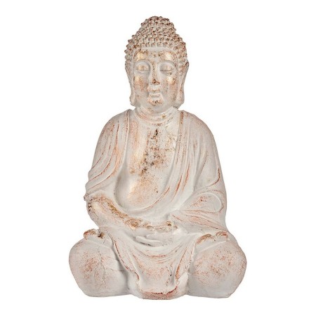 Figure décorative de jardin Ibergarden CC20448 Blanc Doré Polyrésine 24,5 x 50 x 31,8 cm Buda: Plus de 300.000 produits de grand