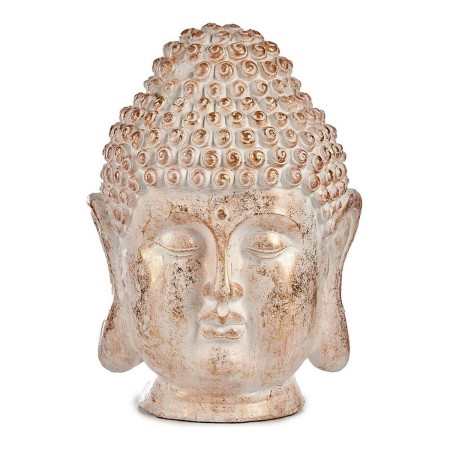 Figure décorative de jardin Ibergarden CC20431 Blanc Doré Polyrésine 31,5 x 50,5 x 35 cm Tête Buda: Plus de 300.000 produits de 