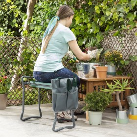 Banc de Jardin Pliable avec Sac à Outils 3-en-1 Situl InnovaGoods: Plus de 300.000 produits de grandes marques en vente directe 