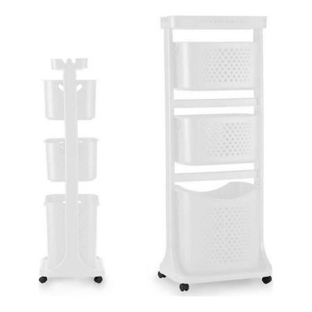 Panier à linge Kipit TP-750-1 Blanc Plastique 33 x 112 x 42,5 cm: Plus de 300.000 produits de grandes marques en vente directe à