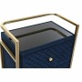 Table de Nuit DKD Home Decor 60 x 35 x 74 cm Verre Bleu Doré: Plus de 300.000 produits de grandes marques en vente directe à pri