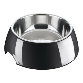 Mangeoire pour chiens Hunter Mélamine Acier inoxydable Noir 160 ml (14,5 x 14,5 x 7 cm): Plus de 300.000 produits de grandes mar