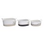 Set de basket DKD Home Decor Blanc Gris Crème 60 x 31 x 25 cm (3 Pièces): Plus de 300.000 produits de grandes marques en vente d