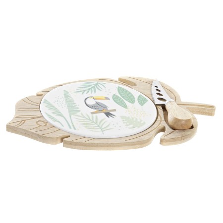 Plateau à fromages DKD Home Decor Bambou Grès 28 x 18 x 3 cm (12 Unités): Plus de 300.000 produits de grandes marques en vente d