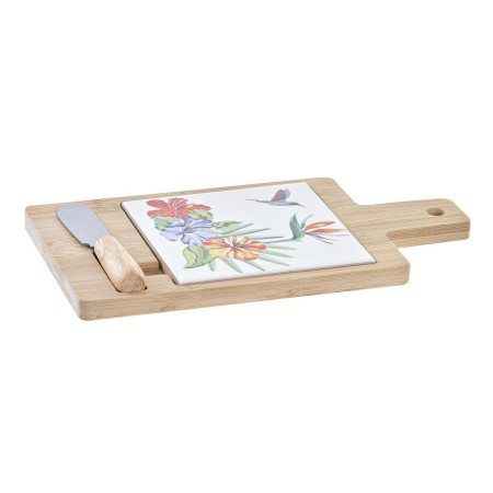 Plateau à fromages DKD Home Decor Bambou Aluminium Grès 21,5 x 11,8 x 1,5 cm (3 Pièces): Plus de 300.000 produits de grandes mar