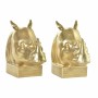 porte-livre DKD Home Decor Rhinocéros Doré Résine Colonial 15 x 7,5 x 14,5 cm: Plus de 300.000 produits de grandes marques en ve
