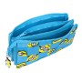 Trousse Fourre-Tout Triple Minions Minionstatic Bleu (22 x 12 x 3 cm): Plus de 300.000 produits de grandes marques en vente dire