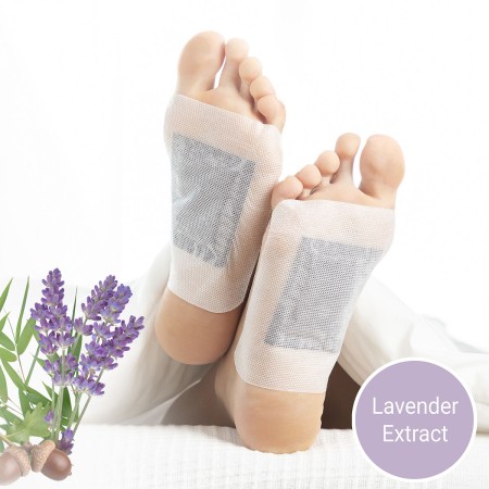 Patchs Détoxifiants pour les pieds Lavender InnovaGoods 10 Unités: Plus de 300.000 produits de grandes marques en vente directe 