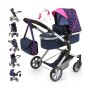 Poussette pour poupées Reig Combi Neo Pro Blue marine 63 cm: Plus de 300.000 produits de grandes marques en vente directe à prix