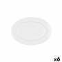Plat à Gratin Bidasoa Glacial Céramique Blanc (26 x 18 cm) (Pak 6x): Plus de 300.000 produits de grandes marques en vente direct