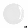 Assiette plate Bidasoa Glacial Coupe Blanc Céramique 25 cm (6 Unités) (Pack 6x): Plus de 300.000 produits de grandes marques en 