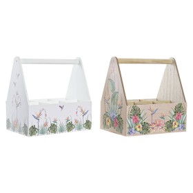 Range Bouteilles DKD Home Decor Multicouleur Bois MDF 24 x 16,5 x 25 cm (2 Unités): Plus de 300.000 produits de grandes marques 