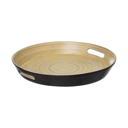 Plateau 5five Simply Smart Noir Kitchen Naturel Bambou Ø 42 cm: Plus de 300.000 produits de grandes marques en vente directe à p