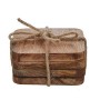 Dessous de verres Mica Decorations Duko 4 Pièces (10 x 10 x 5 cm): Plus de 300.000 produits de grandes marques en vente directe 