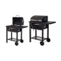 Barbecue à Charbon avec Couvercle et Roulettes 48,5 x 36 x 96 cm Noir: Plus de 300.000 produits de grandes marques en vente dire