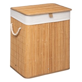 Panier à linge 5five Simply Smart Bambou 50 x 41.5 x 30 cm Blanc: Plus de 300.000 produits de grandes marques en vente directe à