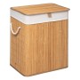 Panier à linge 5five Simply Smart Bambou 50 x 41.5 x 30 cm Blanc: Plus de 300.000 produits de grandes marques en vente directe à