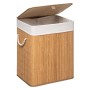 Panier à linge 5five Simply Smart Bambou 50 x 41.5 x 30 cm Blanc: Plus de 300.000 produits de grandes marques en vente directe à