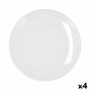Assiette plate Bidasoa Glacial Coupe Céramique Blanc (27 cm) (Pack 4x): Plus de 300.000 produits de grandes marques en vente dir