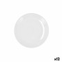 Assiette à dessert Bidasoa Glacial Coupe Céramique Blanc (19 cm) (Pack 12x): Plus de 300.000 produits de grandes marques en vent
