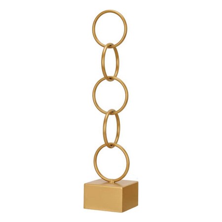Figurine Décorative Anneaux Doré Métal (12,5 x 60,5 x 12,5 cm): Plus de 300.000 produits de grandes marques en vente directe à p