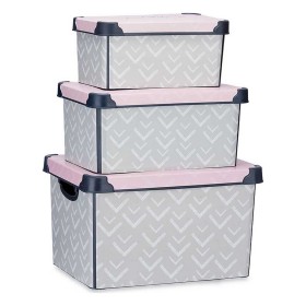 Jeu de Caisses de Rangement Empilables Kipit Vibes Plastique 29 x 23,5 x 39 cm: Plus de 300.000 produits de grandes marques en v