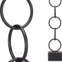 Figurine Décorative Anneaux Noir Métal (12,5 x 60,5 x 12,5 cm): Plus de 300.000 produits de grandes marques en vente directe à p