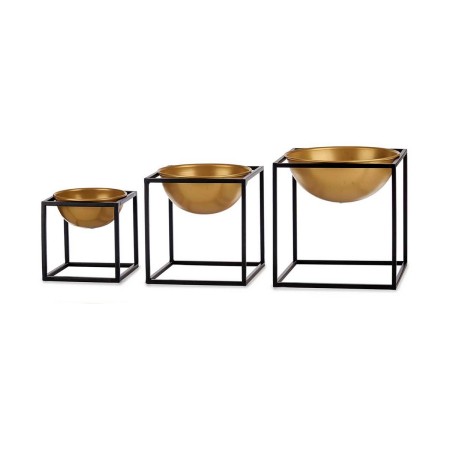 Set de Bols Noir Doré Décoration 3 Pièces Métal: Plus de 300.000 produits de grandes marques en vente directe à prix usine sur c