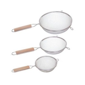 Ensemble de tamis Secret de Gourmet Bois Acier inoxydable (3 Pièces): Plus de 300.000 produits de grandes marques en vente direc