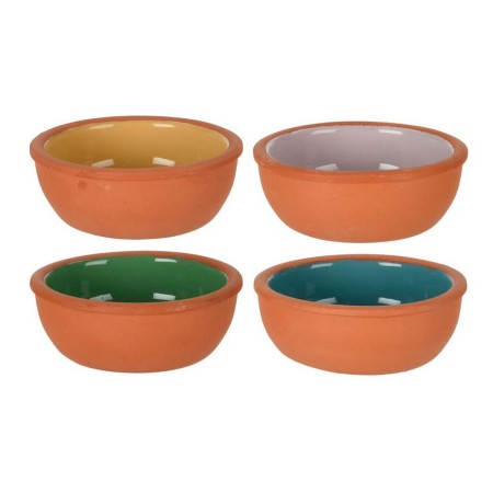 Set de Bols Excellent Houseware Faïence Apéritif Terre cuite 4 Pièces 150 ml Ø 10,4 x 4,2 cm: Plus de 300.000 produits de grande