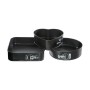 Ensemble de moules avec base amovible Secret de Gourmet Noir Aluminium 3 Pièces: Plus de 300.000 produits de grandes marques en 