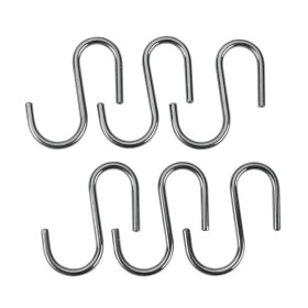 Crochet pour suspendre Metaltex Lonardo Chrome Métal 6,5 cm 6 Pièces: Plus de 300.000 produits de grandes marques en vente direc
