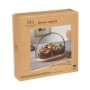Ensemble à apértif Secret de Gourmet Noir Grès 4 Pièces (Ø 21 cm): Plus de 300.000 produits de grandes marques en vente directe 