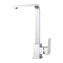 Mitigeur EDM 01194 Getaria Argenté Acier inoxydable Laiton Zinc 5,2 x 20,05 x 33,8 cm: Plus de 300.000 produits de grandes marqu