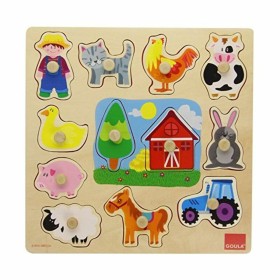 Puzzle enfant en bois Goula 53025 (12 pcs): Plus de 300.000 produits de grandes marques en vente directe à prix usine sur cadeau