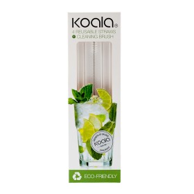 Pailles réutilisables Koala Bodega Transparent Métal 5 Unités: Plus de 300.000 produits de grandes marques en vente directe à pr