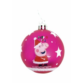 Boule de Noël Peppa Pig Cosy corner Fuchsia 10 Unités Plastique (Ø 6 cm): Plus de 300.000 produits de grandes marques en vente d
