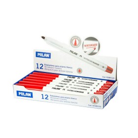 Feutres Milan Tableau blanc 12 Unités Rouge PVC: Plus de 300.000 produits de grandes marques en vente directe à prix usine sur c