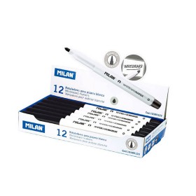 Feutres Milan Tableau blanc 12 Unités Noir PVC: Plus de 300.000 produits de grandes marques en vente directe à prix usine sur ca