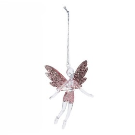 Décoration Suspendue Christmas Decoration Sapin de Noël Rose Ange Plastique 8 x 3 x 13 cm: Plus de 300.000 produits de grandes m
