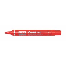Marqueur permanent Pentel N50-BE Rouge 12 Pièces: Plus de 300.000 produits de grandes marques en vente directe à prix usine sur 