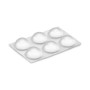 Butée Inofix 16 x 7,9 mm 6 Unités Protecteur de collision Transparent PVC: Plus de 300.000 produits de grandes marques en vente 