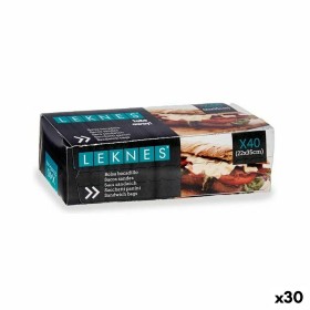 Ensemble de sacs alimentaires réutilisables 22 x 35 cm Polyéthylène (30 Unités): Plus de 300.000 produits de grandes marques en 