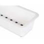 Range-couverts Kinvara CN18819 Blanc Noir Caoutchouc polypropylène 8,5 x 5 x 24 cm (36 Unités): Plus de 300.000 produits de gran