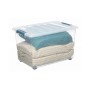 Boîte Multiusage Domopak Living Katla Avec des roues Avec des poignées Transparent 57 L (59 x 39 x 36,5 cm): Plus de 300.000 pro