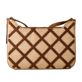 Sac-à-main Femme Laura Ashley SALWAY-QUILTED-TAN Marron 28 x 17 x 7 cm: Plus de 300.000 produits de grandes marques en vente dir