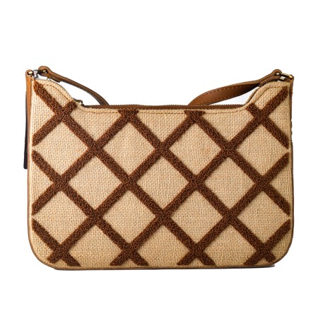 Sac-à-main Femme Laura Ashley SALWAY-QUILTED-TAN Marron 28 x 17 x 7 cm: Plus de 300.000 produits de grandes marques en vente dir
