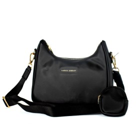 Sac-à-main Femme Laura Ashley CLARENCE-NOIR Noir 25 x 20 x 10 cm: Plus de 300.000 produits de grandes marques en vente directe à